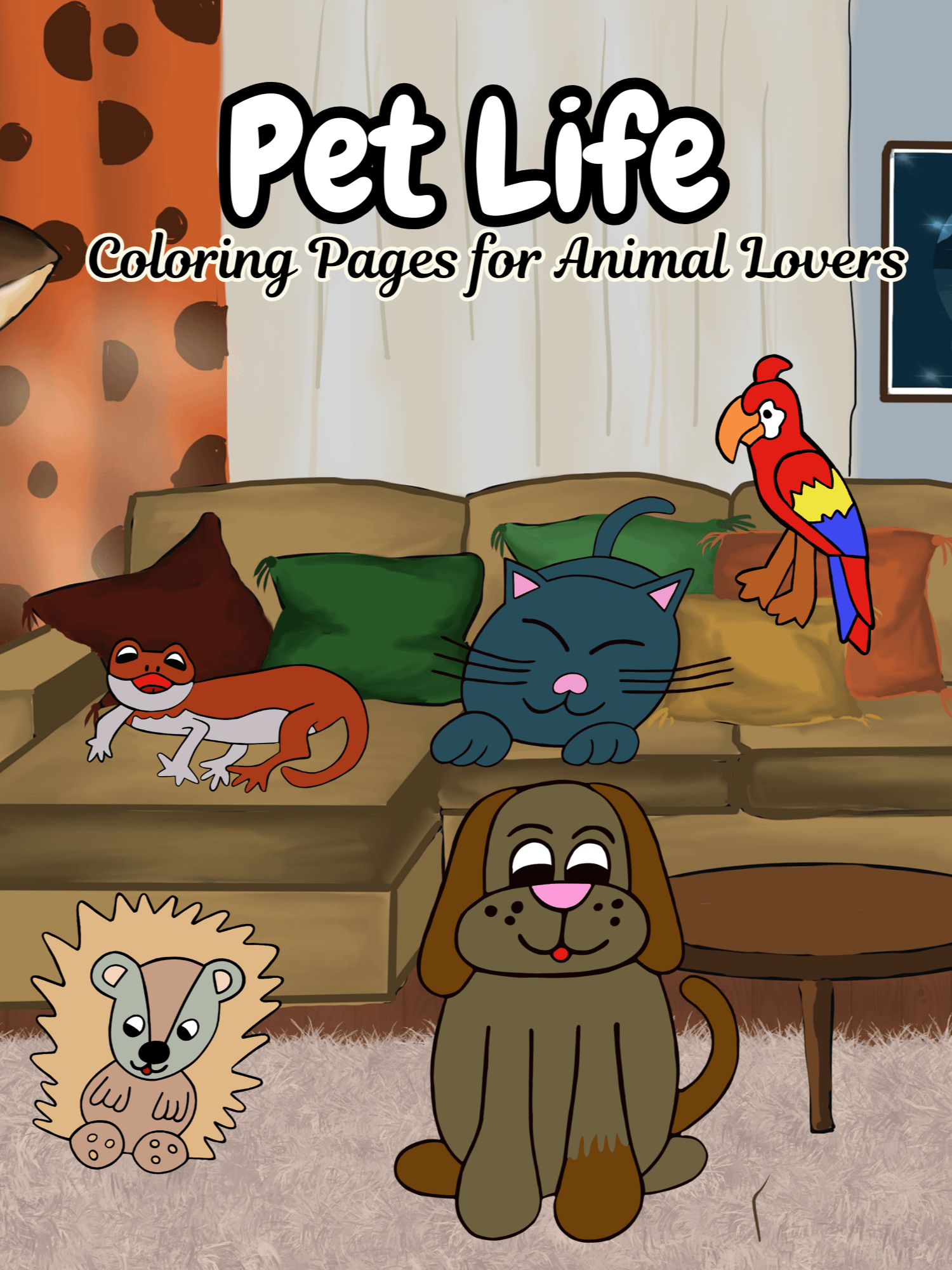 Pet Life Coloring Pages for Animal Lovers product image (1)