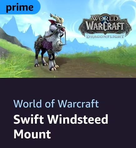 Attention! Free mount! Anyone with Amazon prime account can get this mount for free by linking their battlenet account (ends ...
