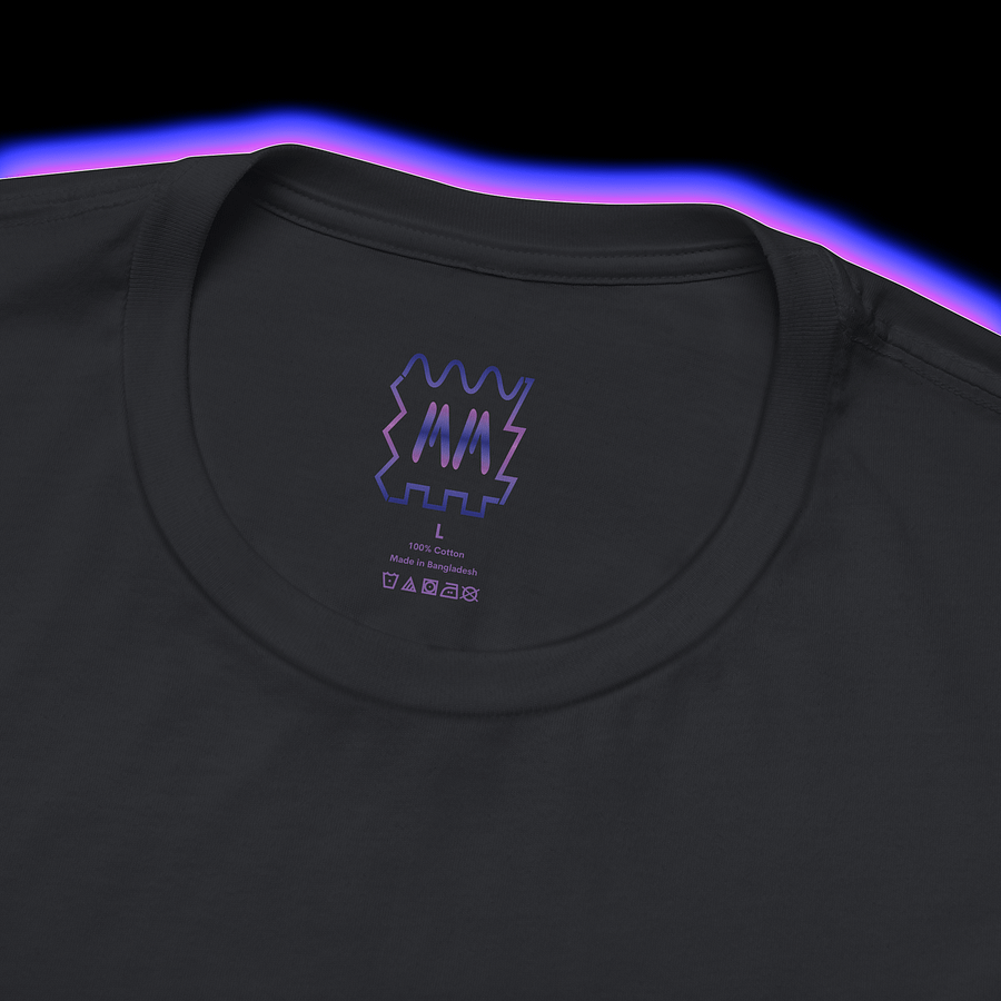 Cymatics - Harmony From Chaos Synthesizer T-Shirt (VIOLET PRINT) product image (2)