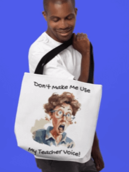 Teacher Voice Tote Bag product image (2)