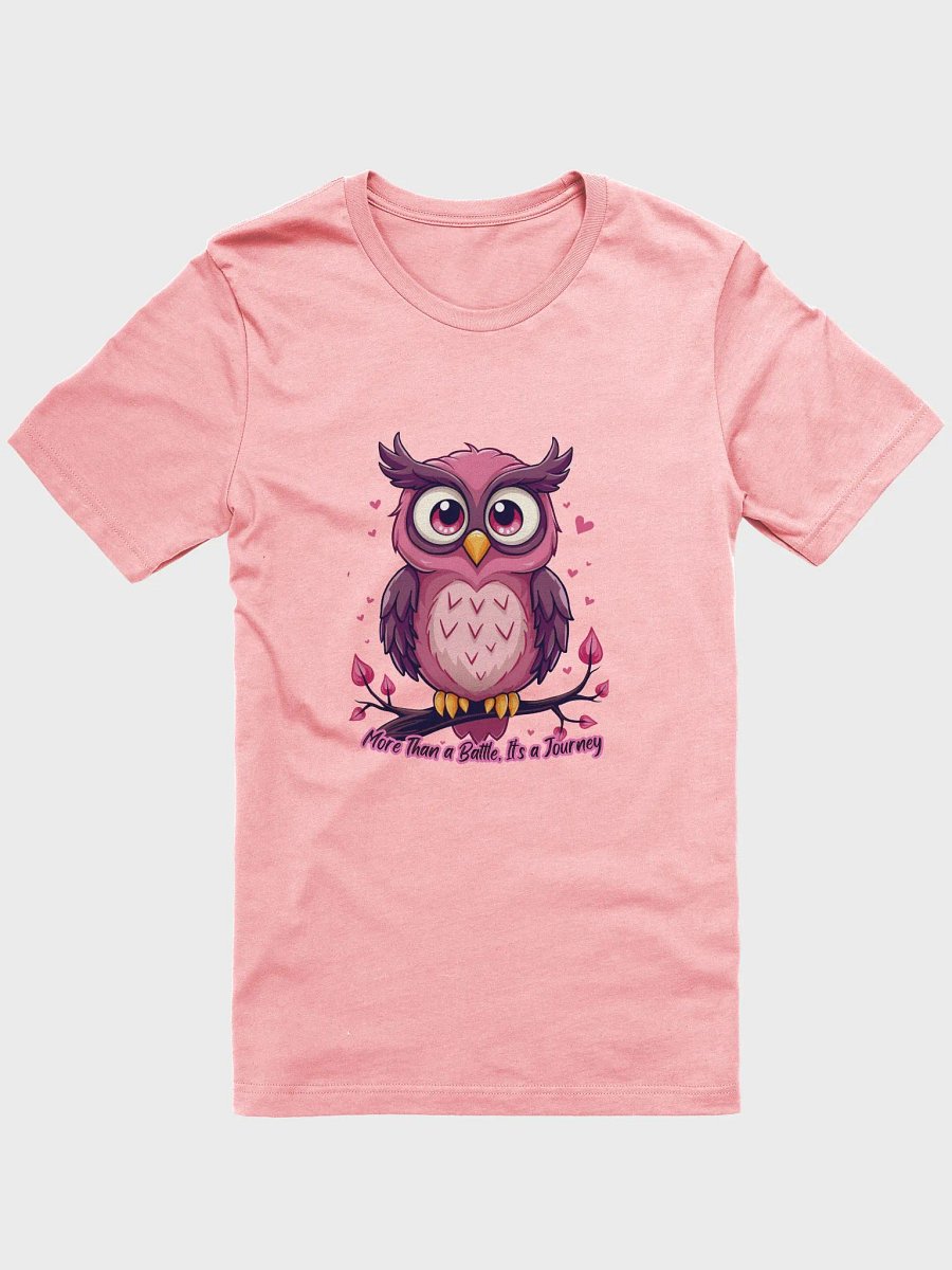 More Than a BATTLE, it's A Journey BREAST CANCER AWARENESS night Owl T-Shirt product image (1)