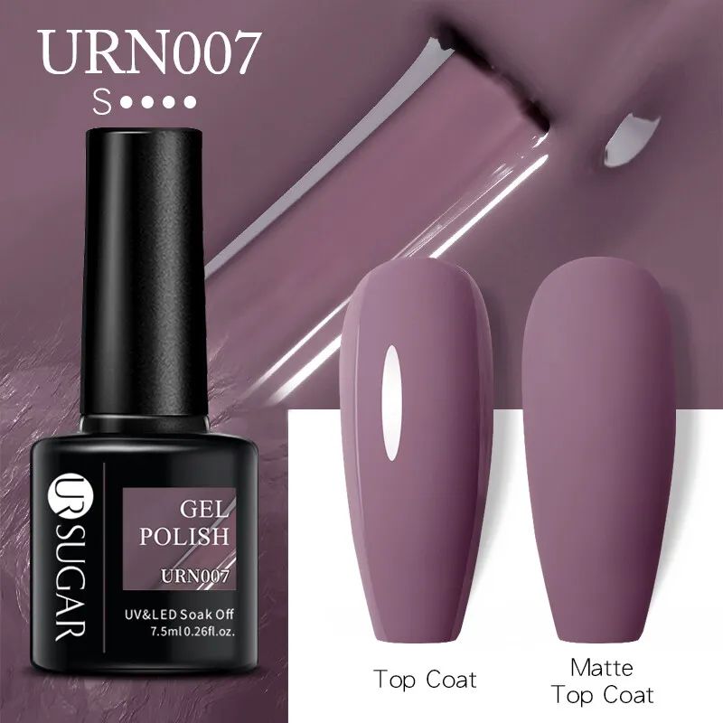 UR SUGAR Christmas Purple Gel Nail Polish Sequins UV LED Matte Varnish Base Top product image (3)