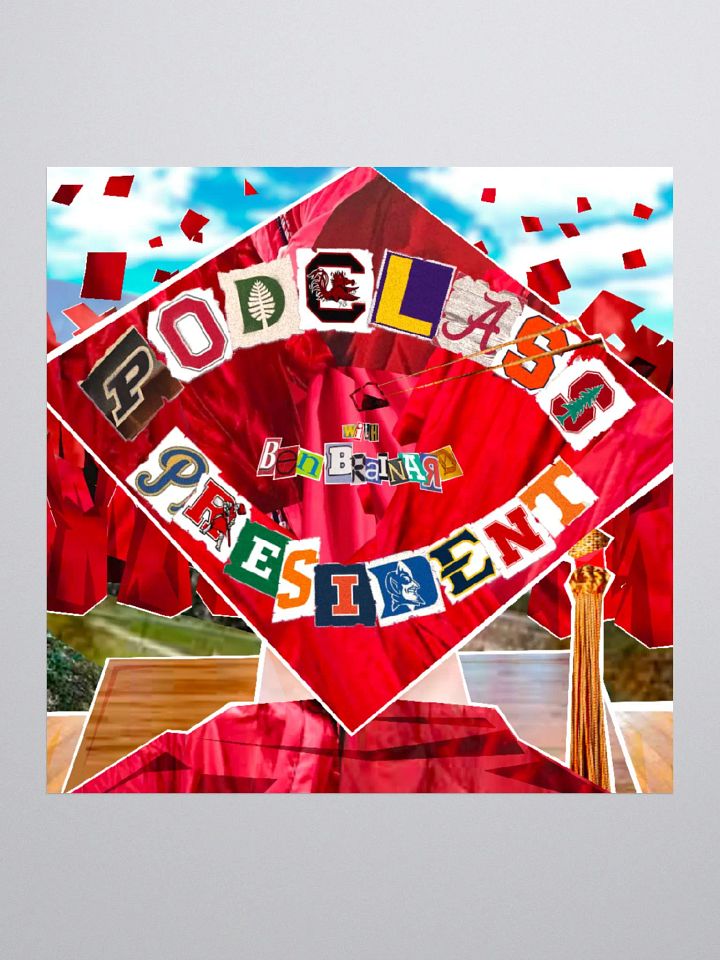 Podclass President Logo Sticker product image (1)