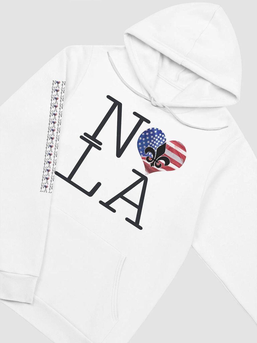 I LOVE NOLA **SUPERSOFT LEGACY HOODIE** (USA HEART INFINITY BACK + INFINITY SLEEVES) product image (12)
