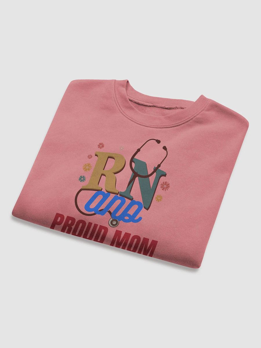 RN and Proud Mom Fleece Crop Sweatshirt product image (44)