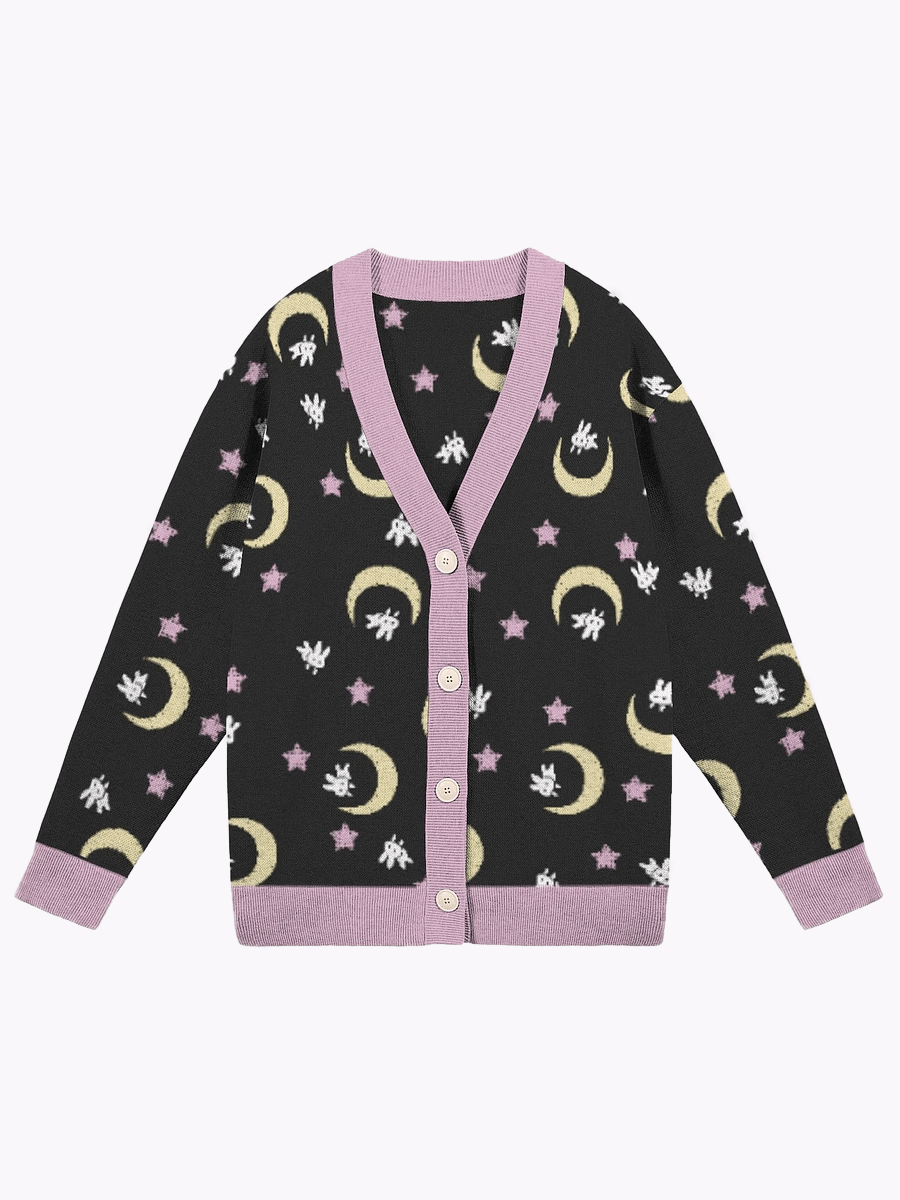 Moon Bunny Bliss - Knitted Cardigan product image (1)