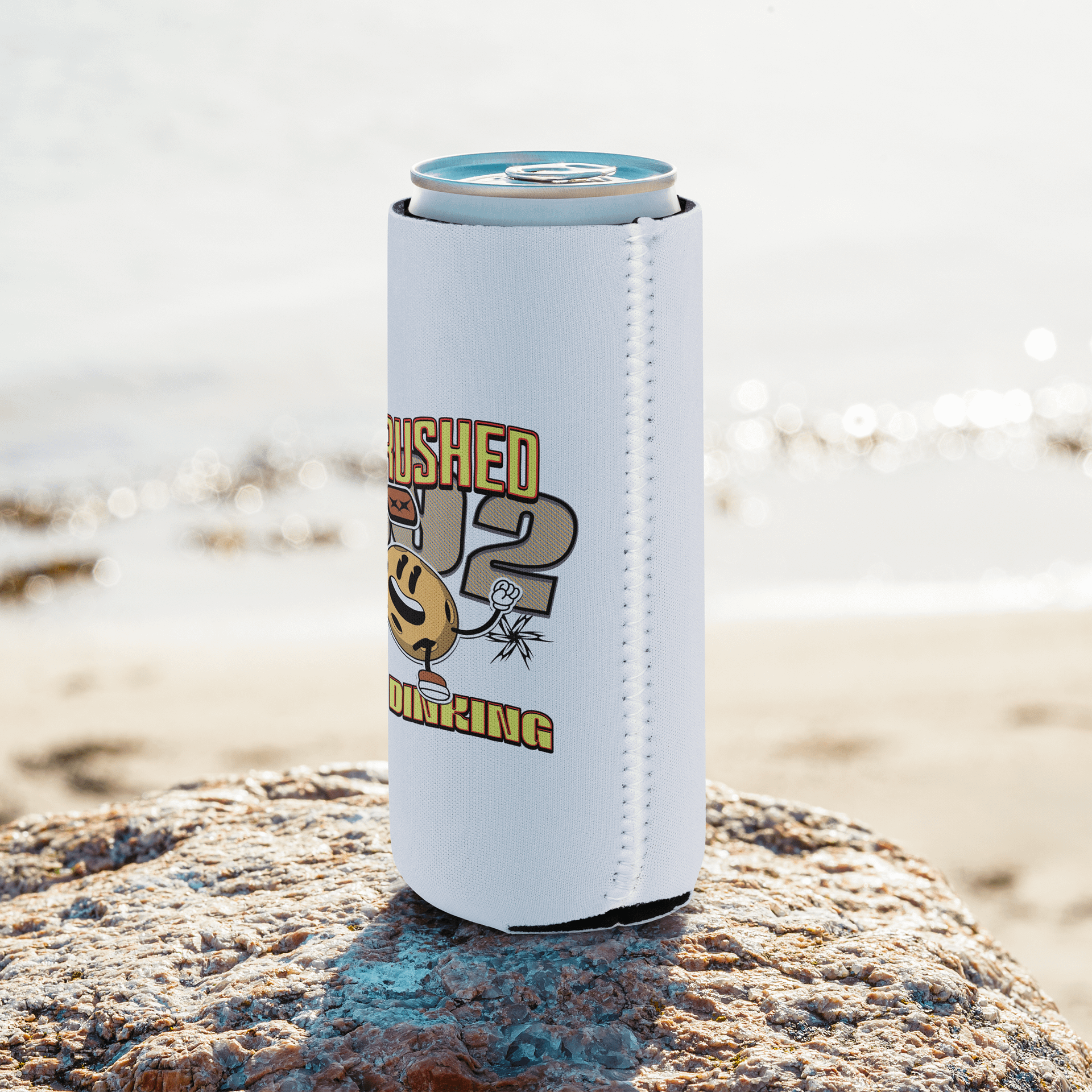 I Crushed 002 Day Dinking Pickleball Triumphant Can Cooler product image (8)
