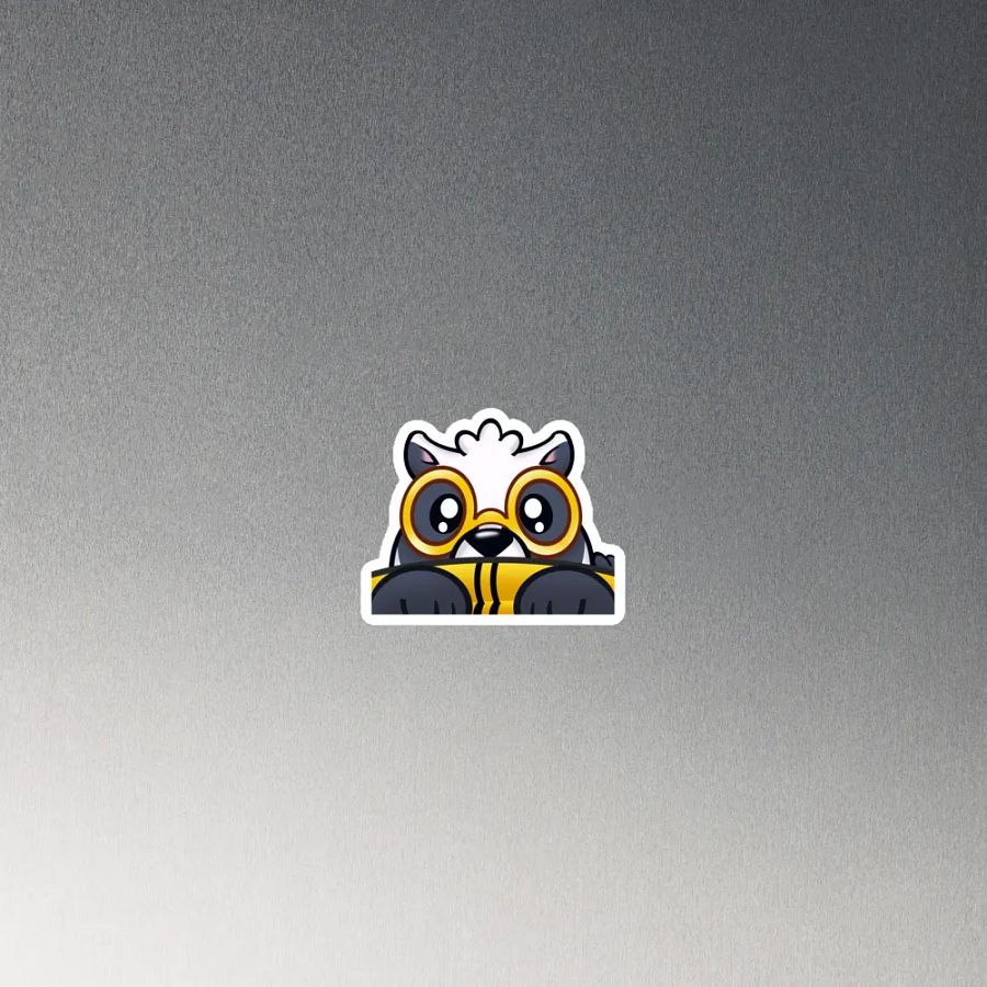 Lurking badger Magnet product image (2)