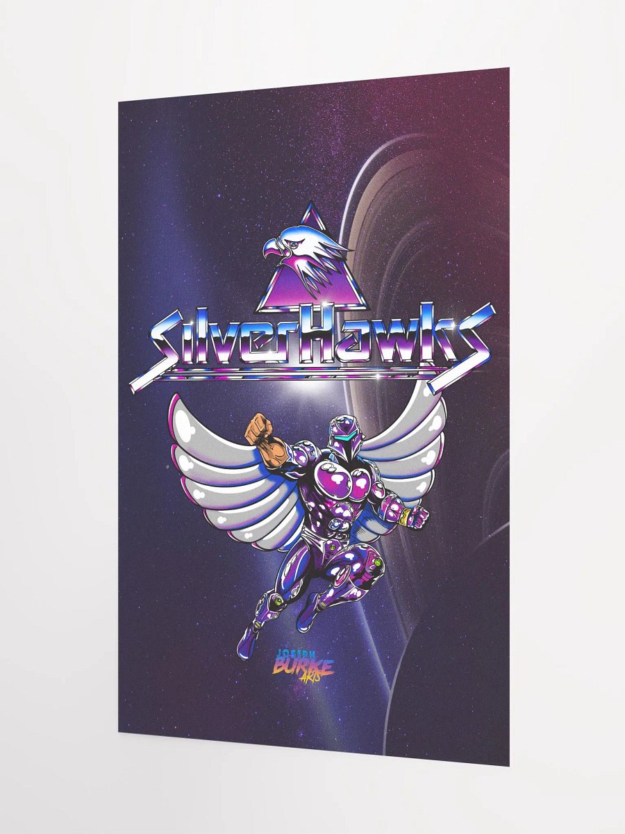 SilverHawks Retro Tribute 12x18 Fine Art Print product image (3)