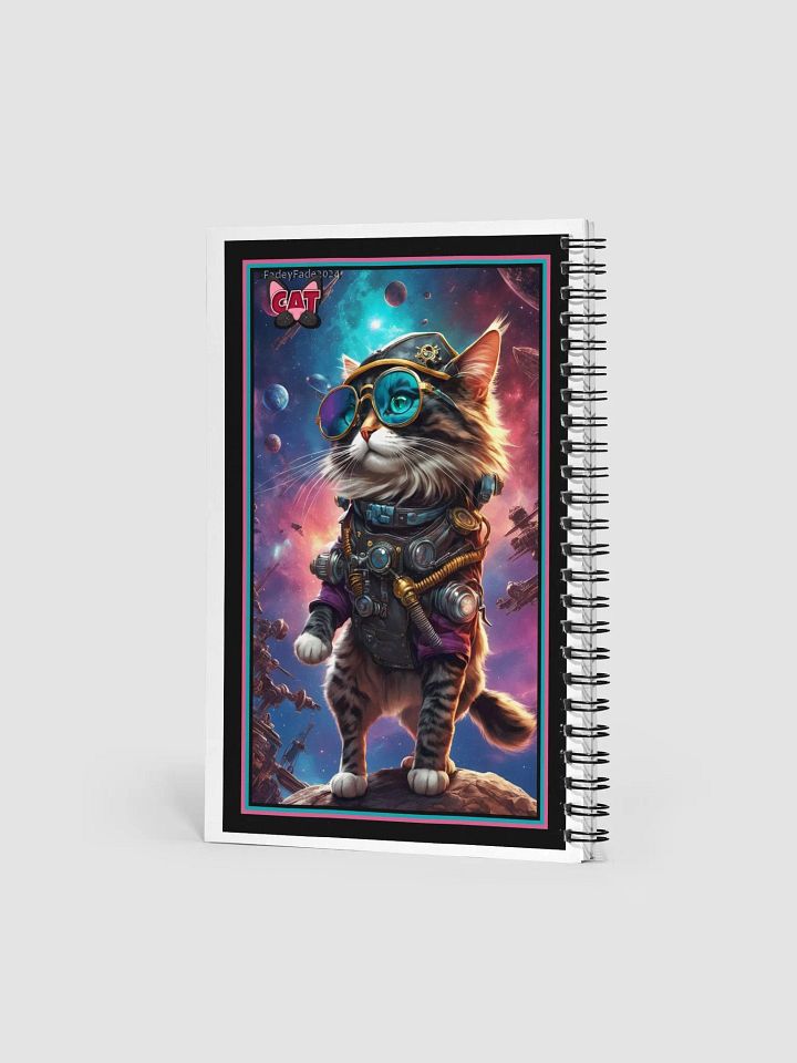 Space Pirate Cat Notebook 2 designs product image (2)