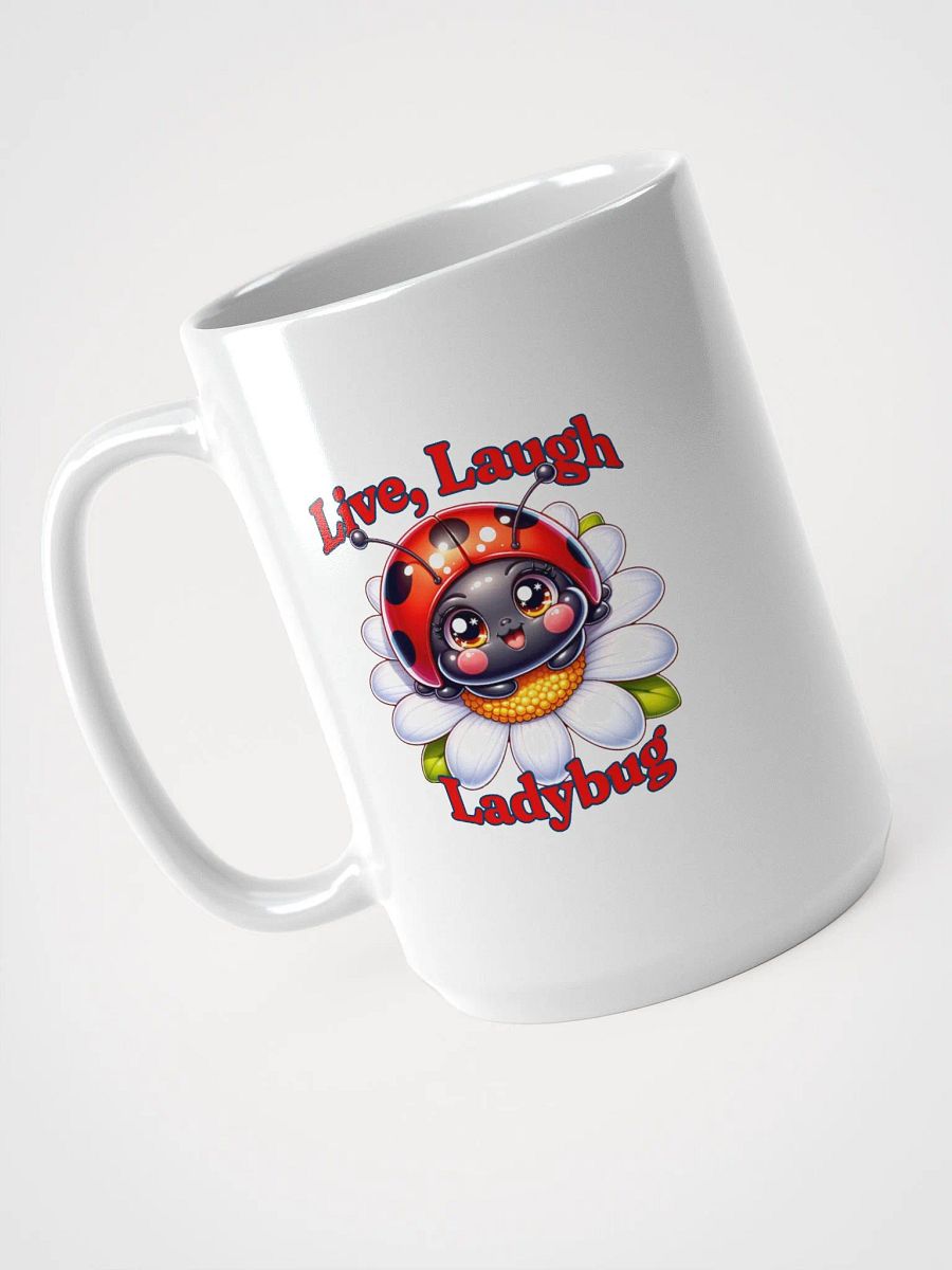 Live, Laugh Ladybug - White Glossy Mug 15 oz product image (1)