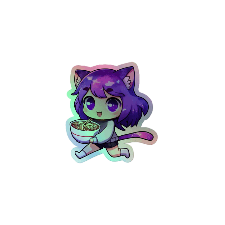 Starry x Niiyorii Collab Zoomies Holographic Stickers product image (1)