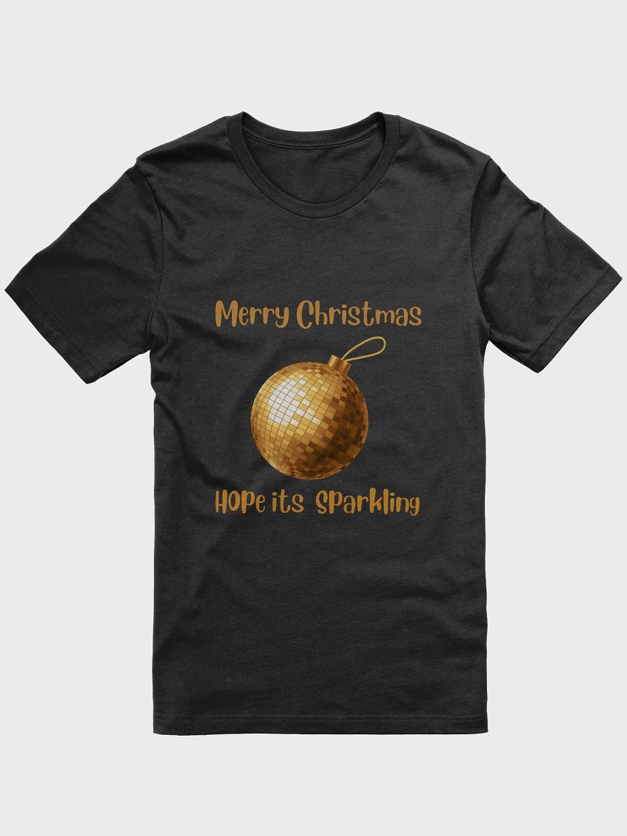Sparkling Mirrorball Bauble Christmas T-Shirt - Gold product image (6)