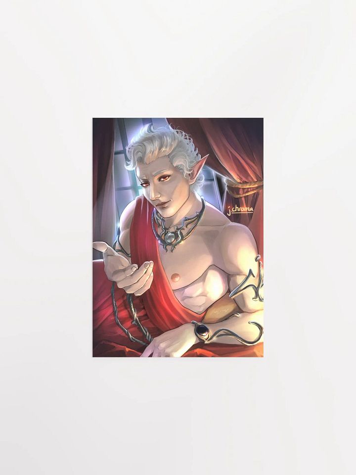 Vampire Valentine - Romantic Pinup Game Fanart - Art by CosmicChroma product image (1)