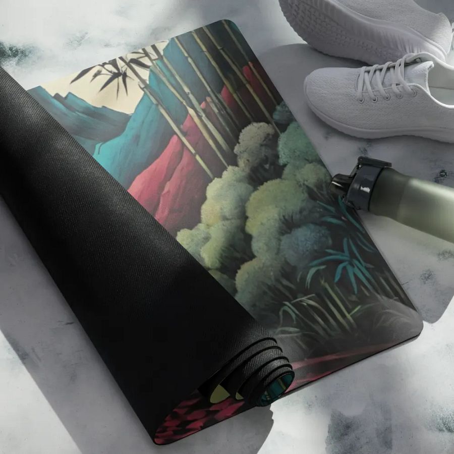 Fantasy Landscape Yoga Mat product image (4)