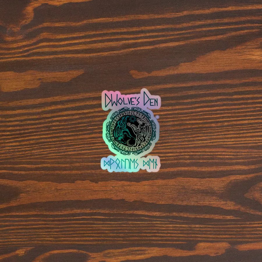 Wolves Den & Dragon Yin-Yang Holographic Sticker Sheet product image (5)