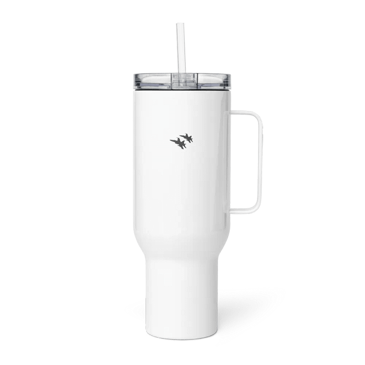 Twin Hornets Logo Travel Mug product image (2)