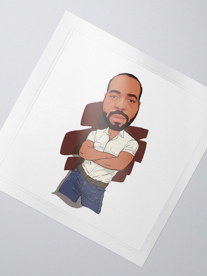Morris Hayes Jr Portrait 3 Sticker product image (2)