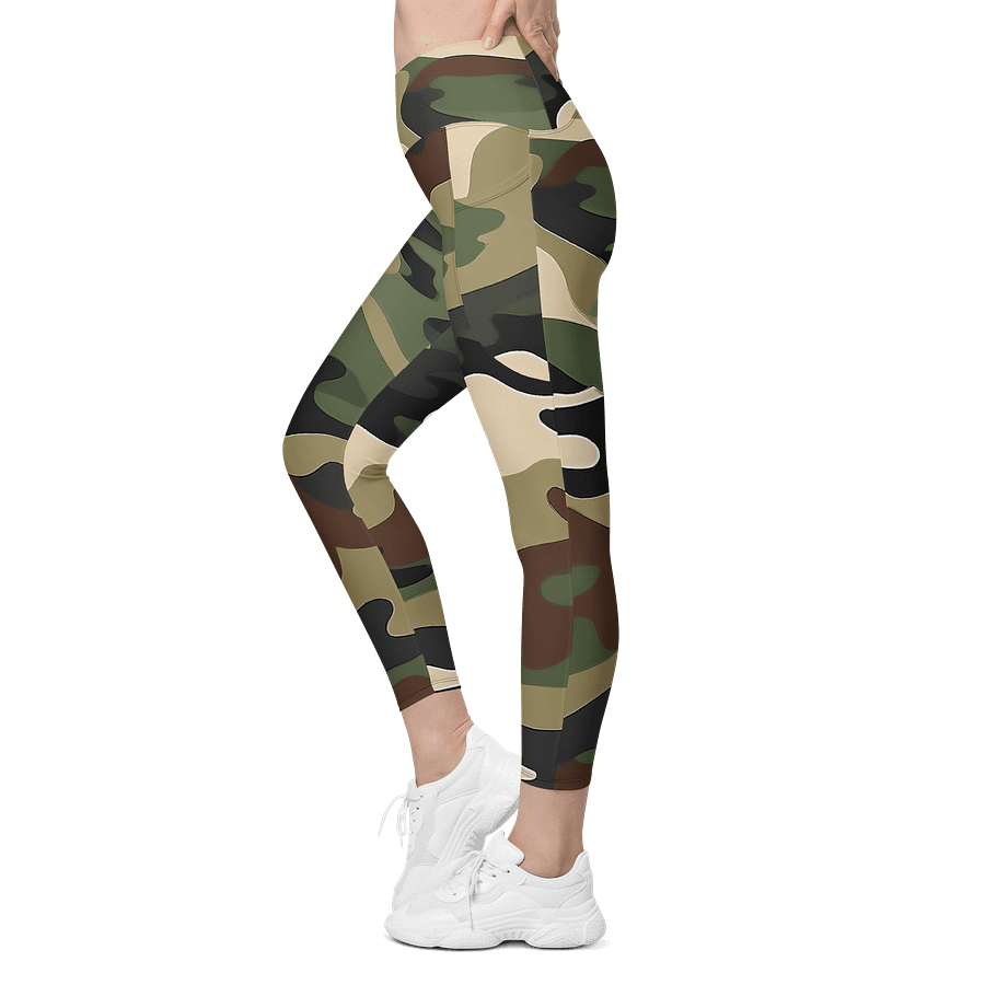 Crossover Leggings with pockets camo product image (4)