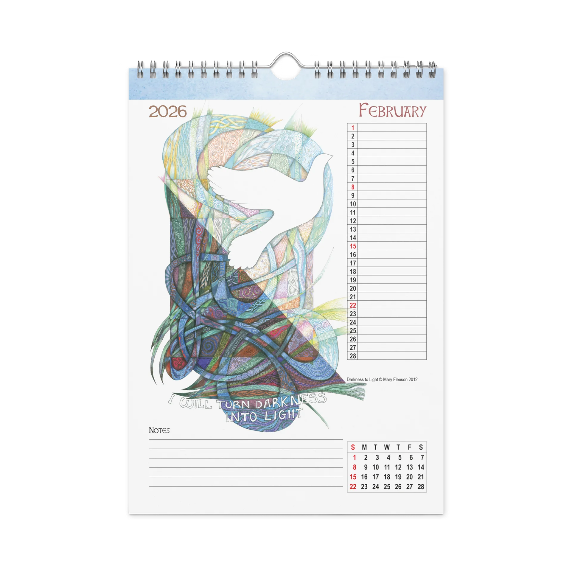 The Lindisfarne Scriptorium Calendar for 2026 product image (5)