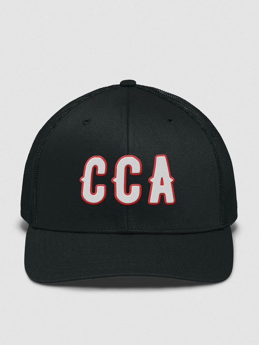 Express Male "CCA" Bold Trucker Hat - BLACK product image (1)