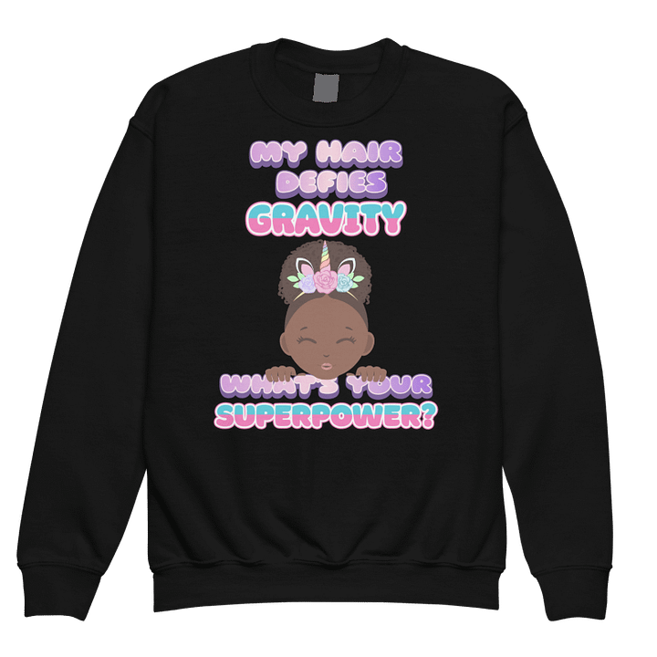 Defies Gravity Kid's Crewneck product image (1)