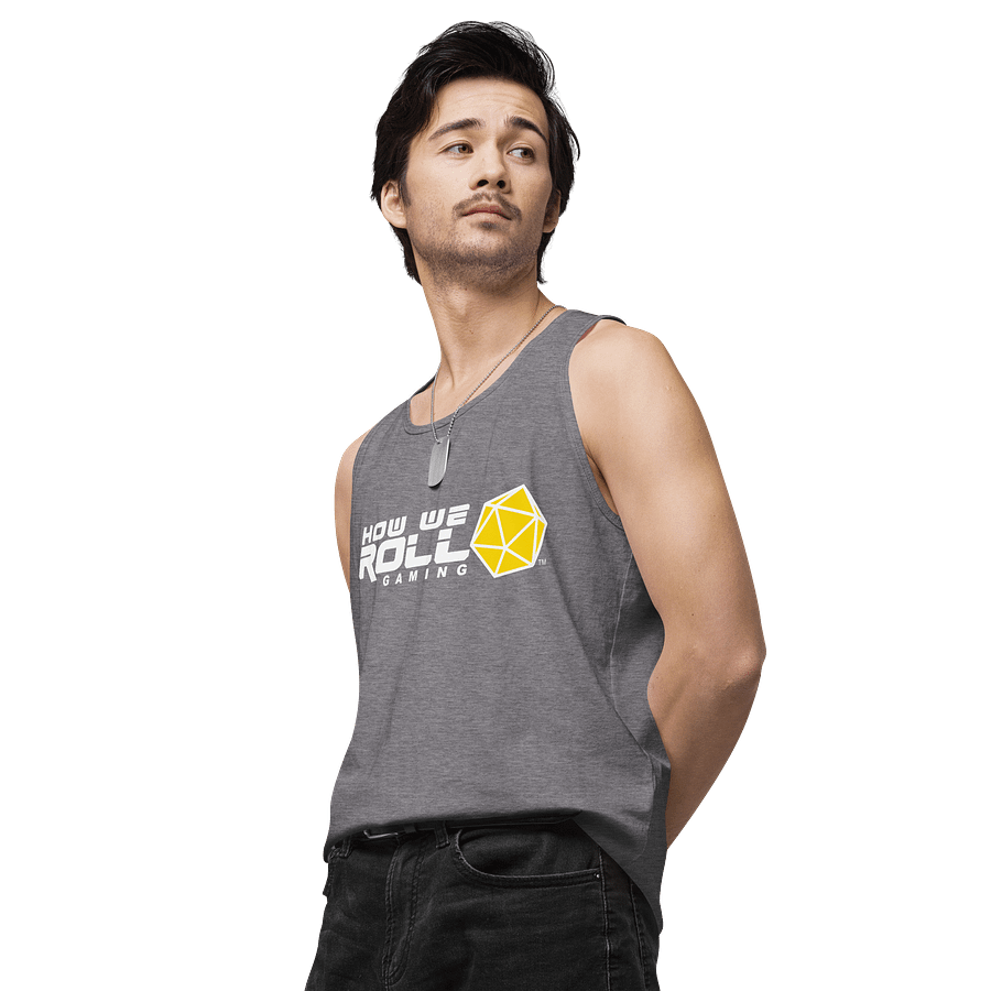 How We Roll Gaming Tank Top (white logo) product image (4)