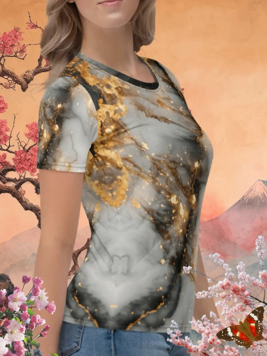 Galaxy Marble Print T-Shirt product image (2)