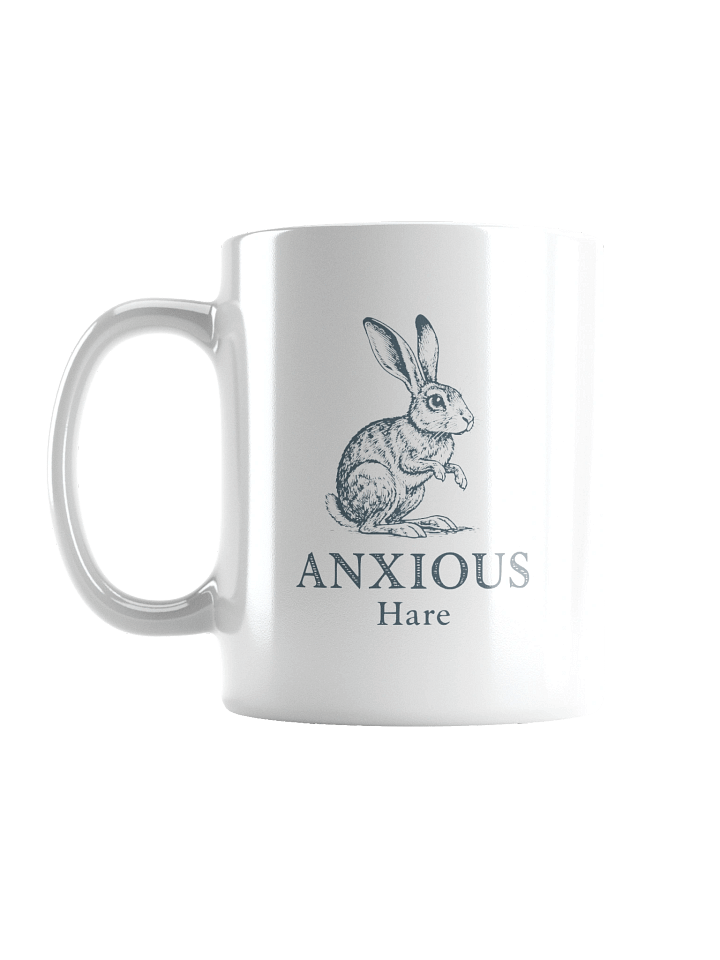 Anxious Hare Ceramic Mug product image (1)