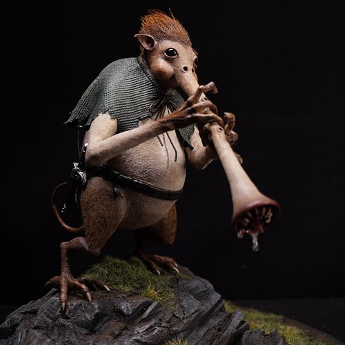 Monsieur Frootletoot, in all his grotesque, trumpet-snouted glory. Sculpted by hand. Cloaked in cursed charm. And yes – that’...