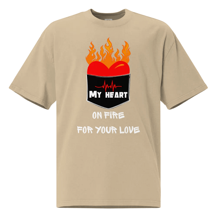 My heart on fire for your love Tee product image (30)