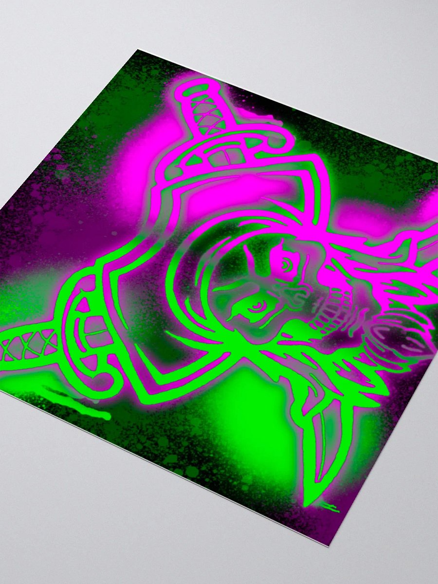 neon rave sticker product image (12)
