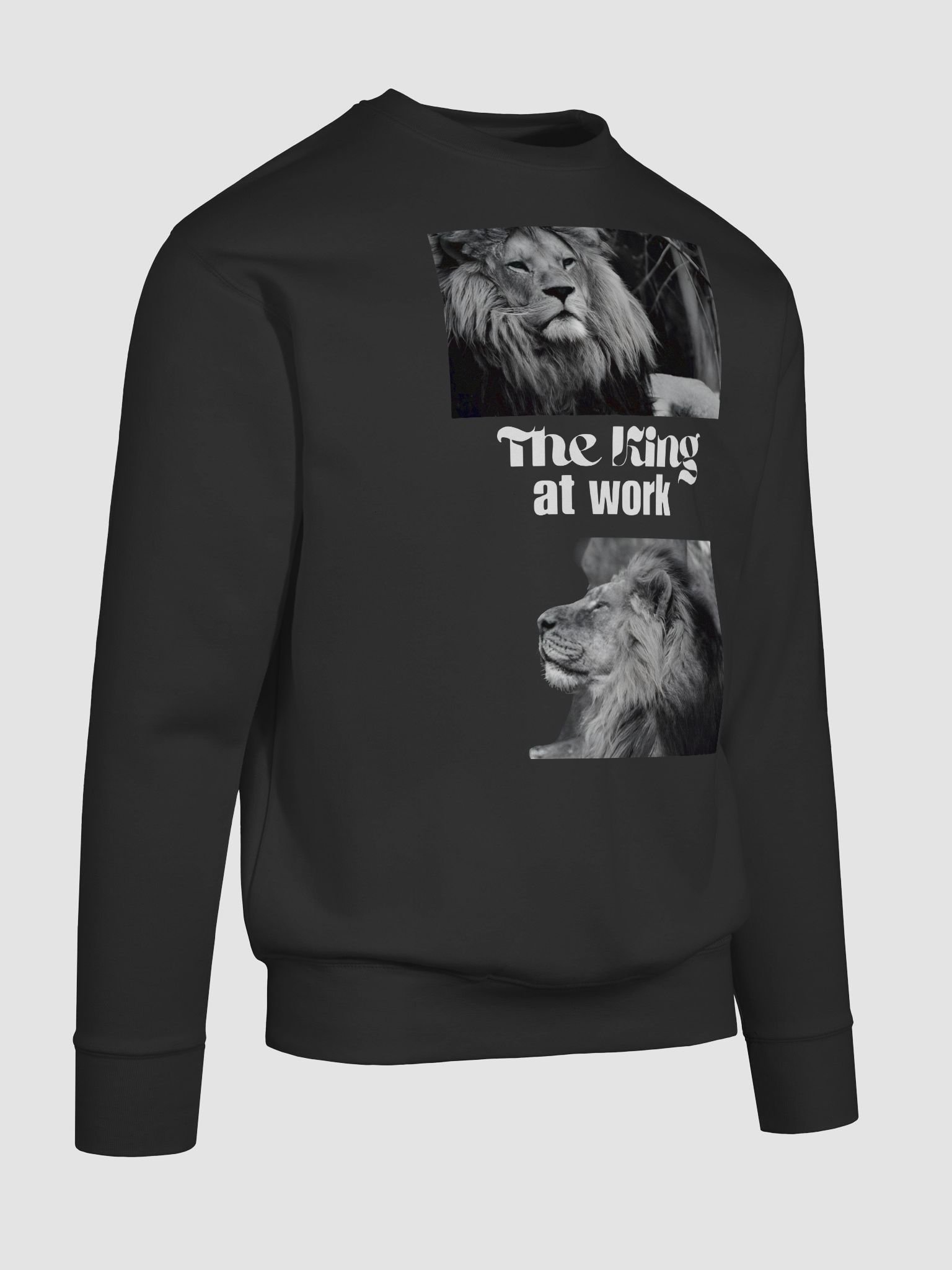The king at work: Crew neck product image (10)