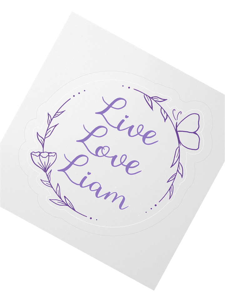 Live Love Liam Sticker product image (6)