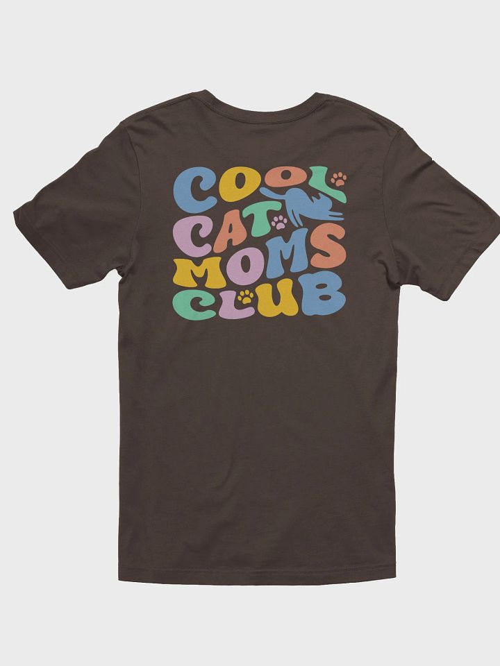 Cool Cat Moms Club 3 Unisex Tee (Back Print) product image (1)