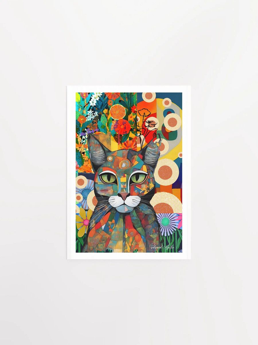 'Jardin Cat' by Edward Martin-Collage Print product image (5)