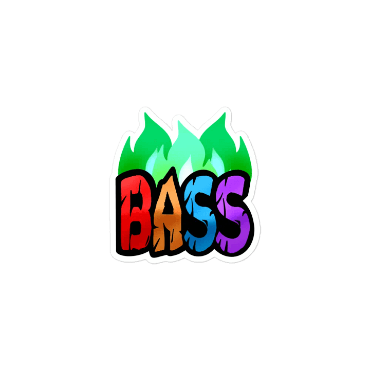 Fire Bass Die-Cut Magnet product image (1)