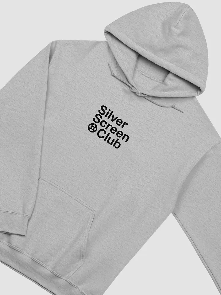 silverscreen.club Stacked Logo CORE Grey Hoodie product image (2)