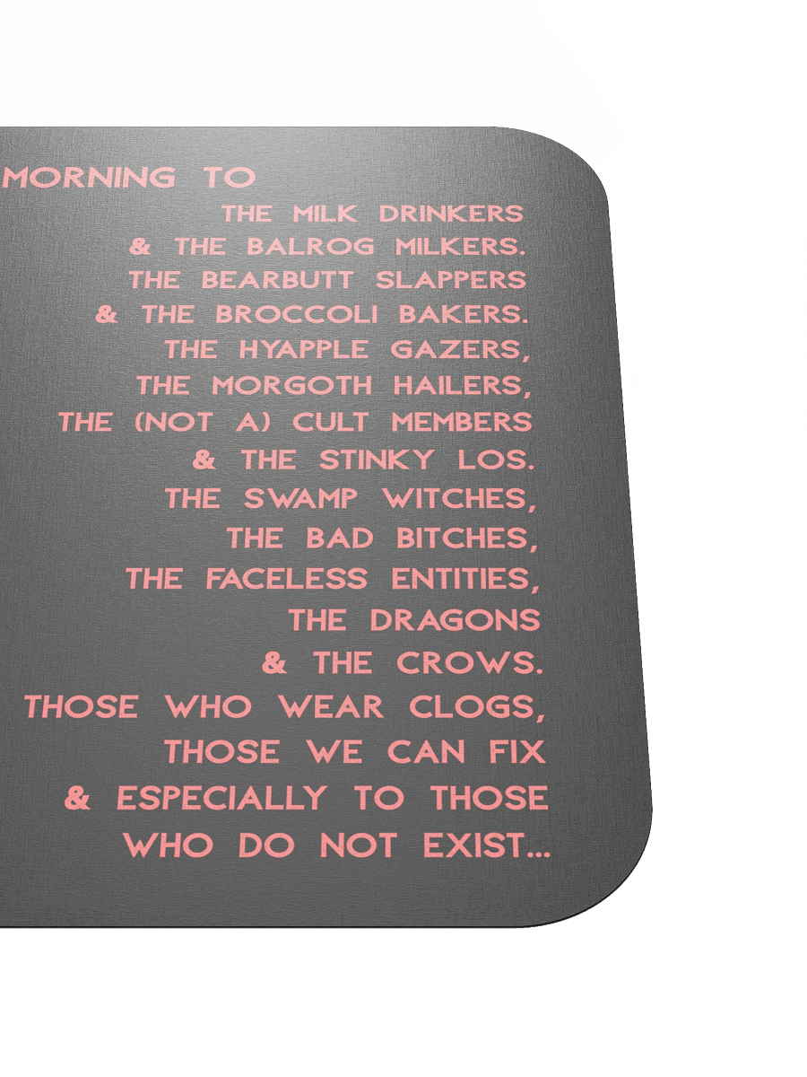 Cult Mousepad - Good Morning product image (5)