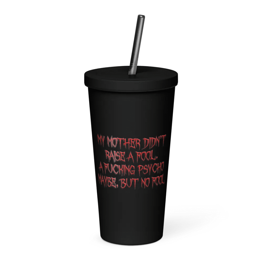 Raise A Fool Black Tumbler product image (1)