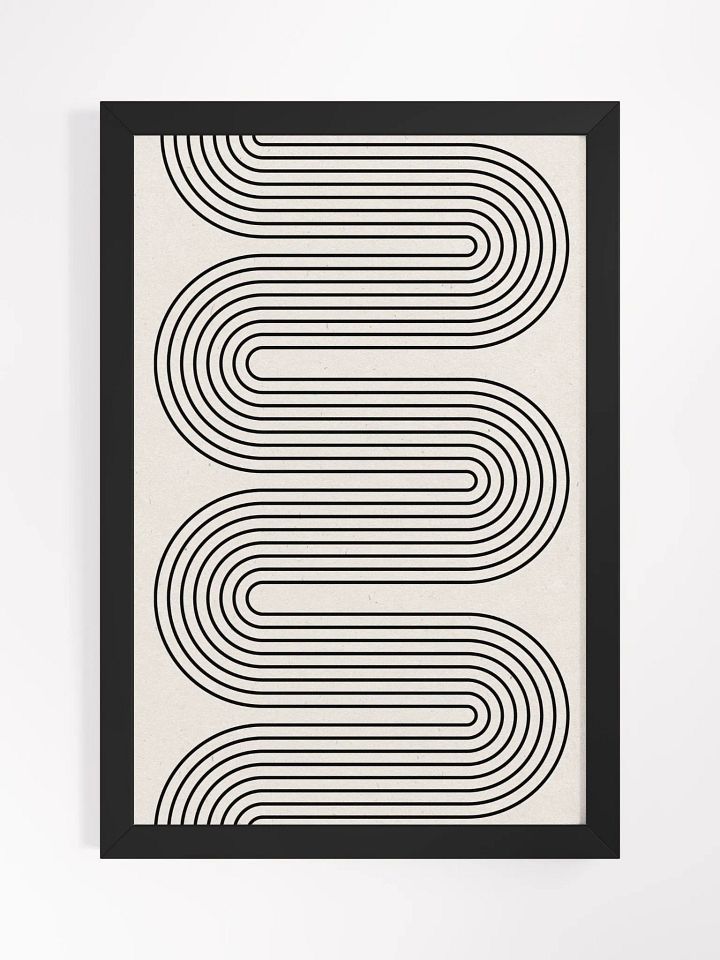 Eco-Friendly Ayous Wood Framed Poster – Sustainable and Stylish Wall Decor product image (1)