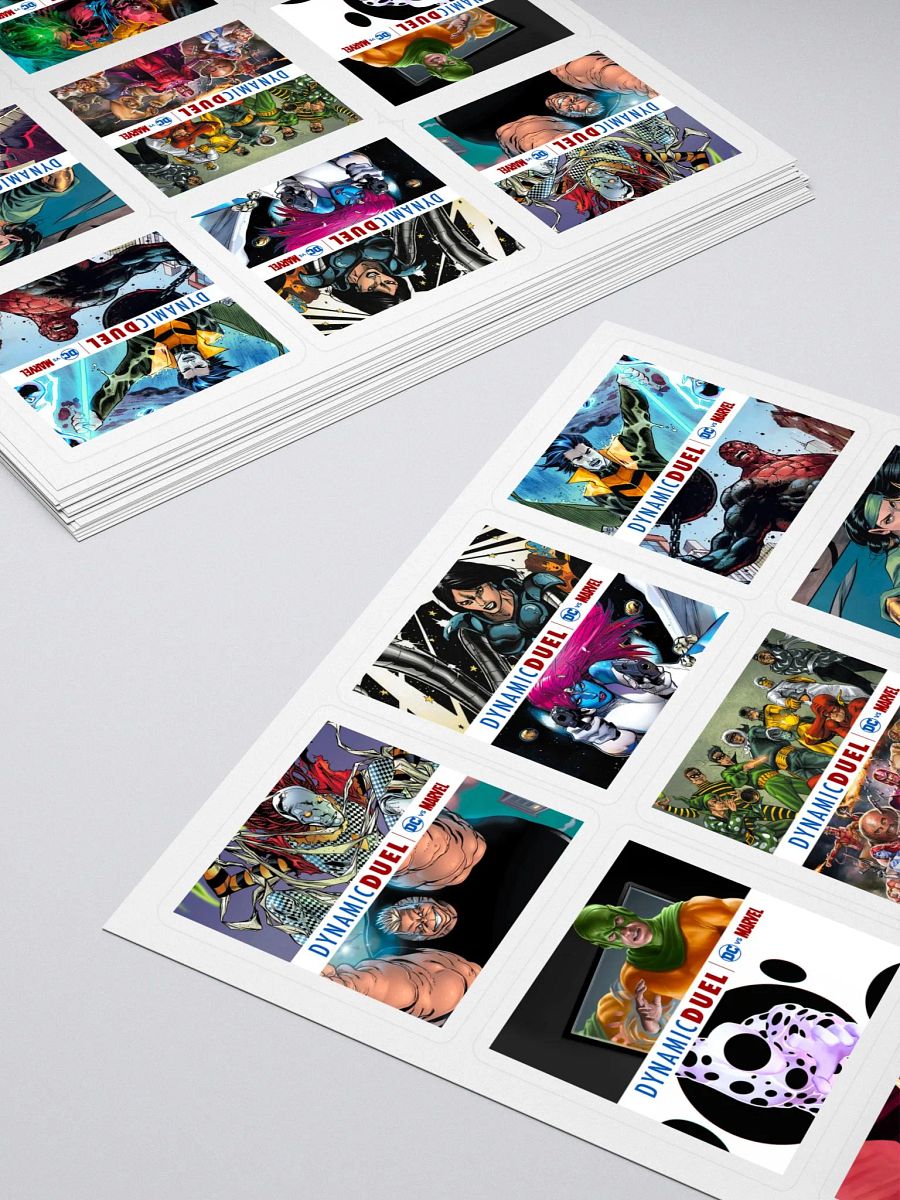 Dynamic Duel Episode Cover Stickers - Series 18 product image (4)