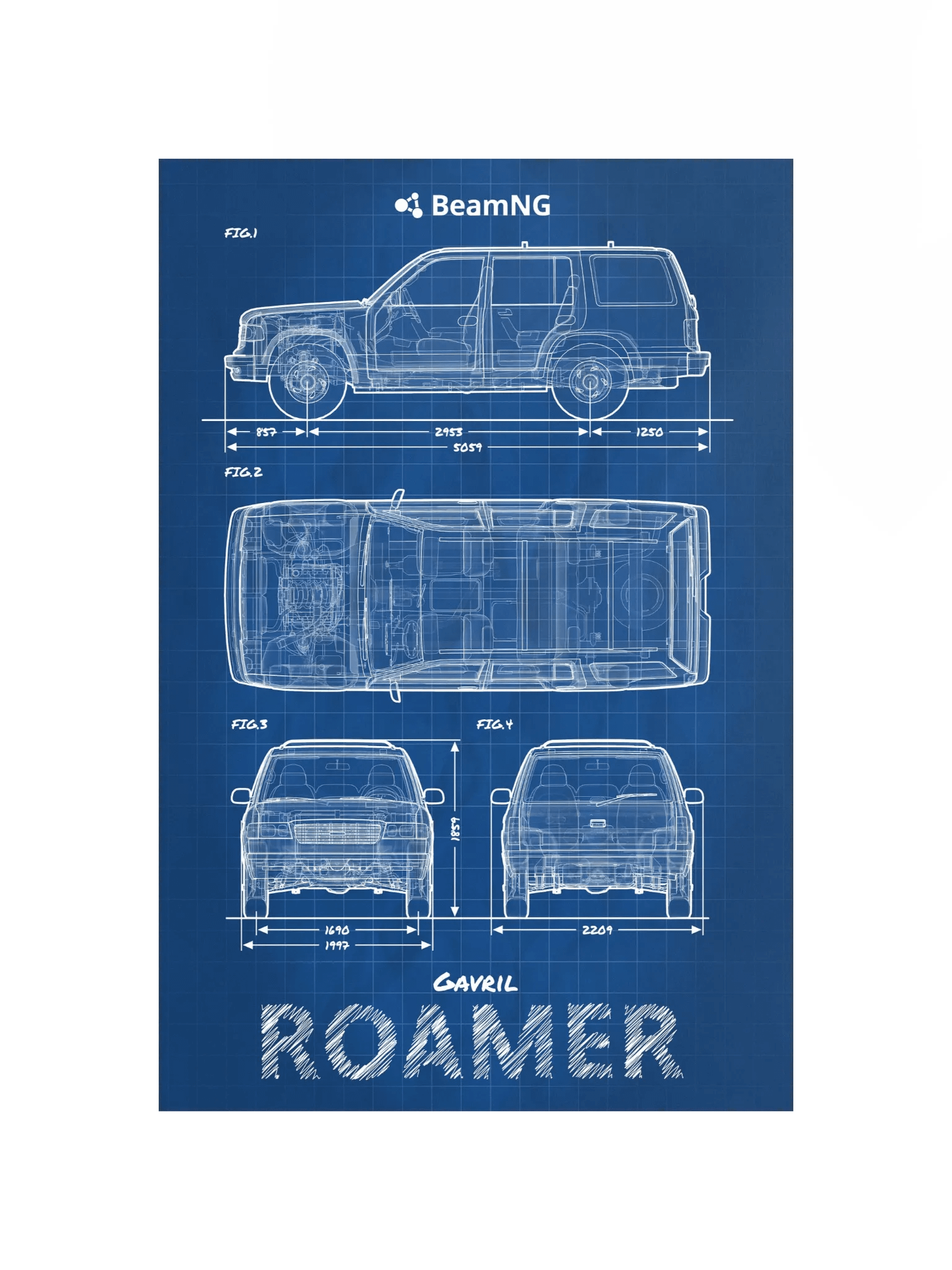 Gavril Roamer Blueprint Poster product image (2)