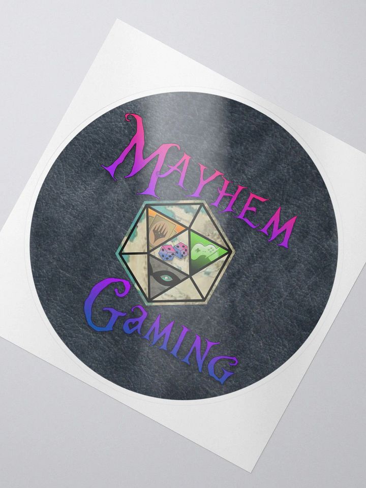 Mayhem Gaming Logo Sticker product image (2)