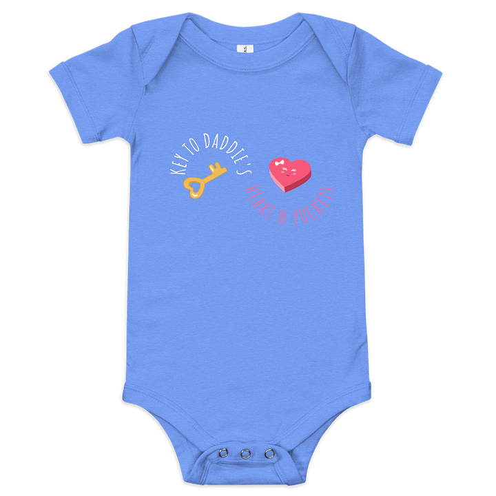 KEY TO DADDIES HEART BABY ONESIE product image (7)