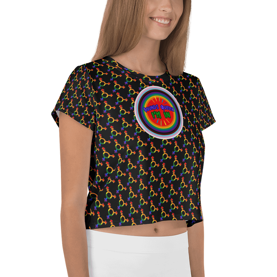 LGBTQIAP2S+ 2025, Sounds Queer I'm In, Crop Top product image (4)