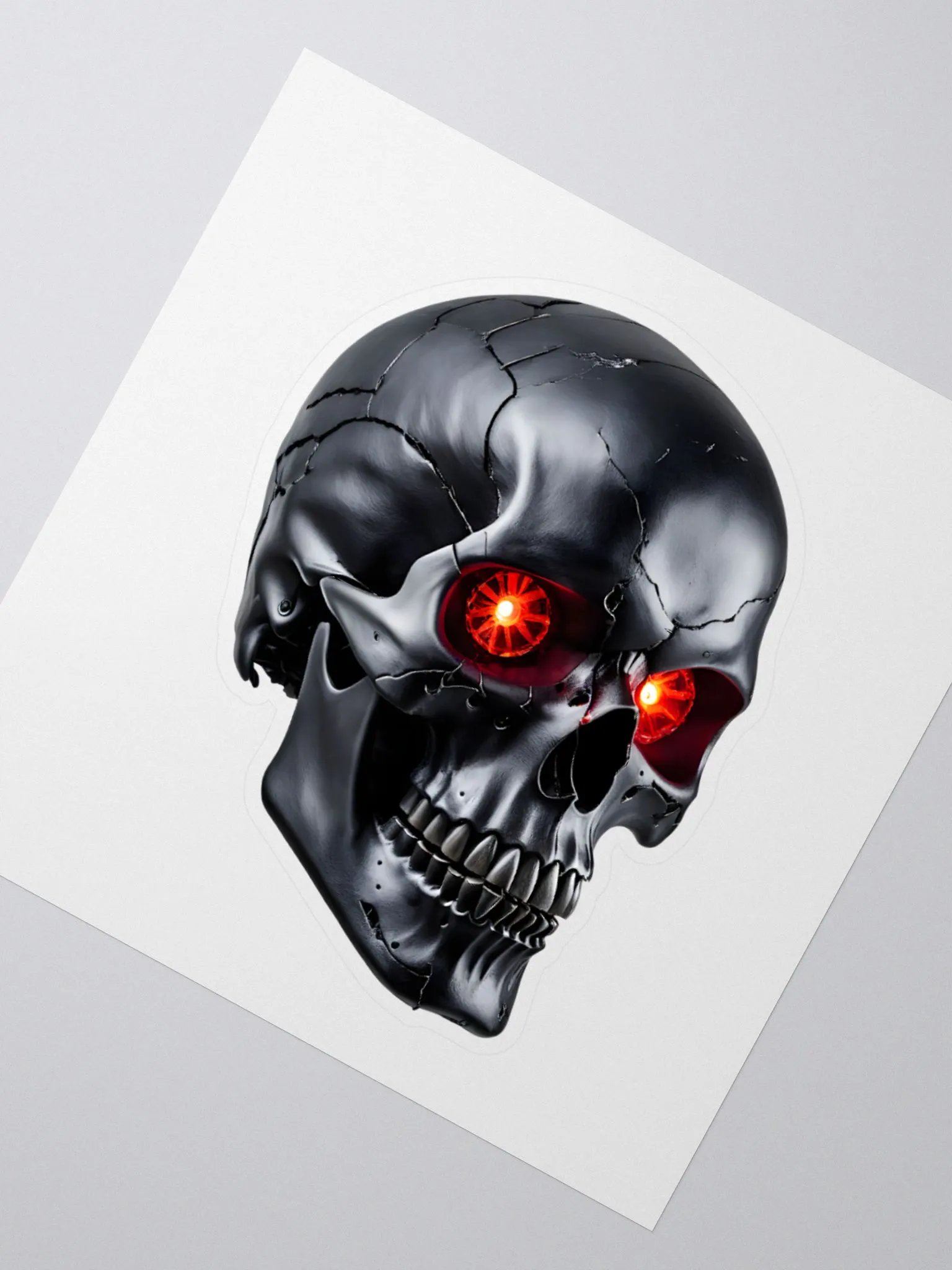 Channel Emote Sticker: Black Skull product image (3)