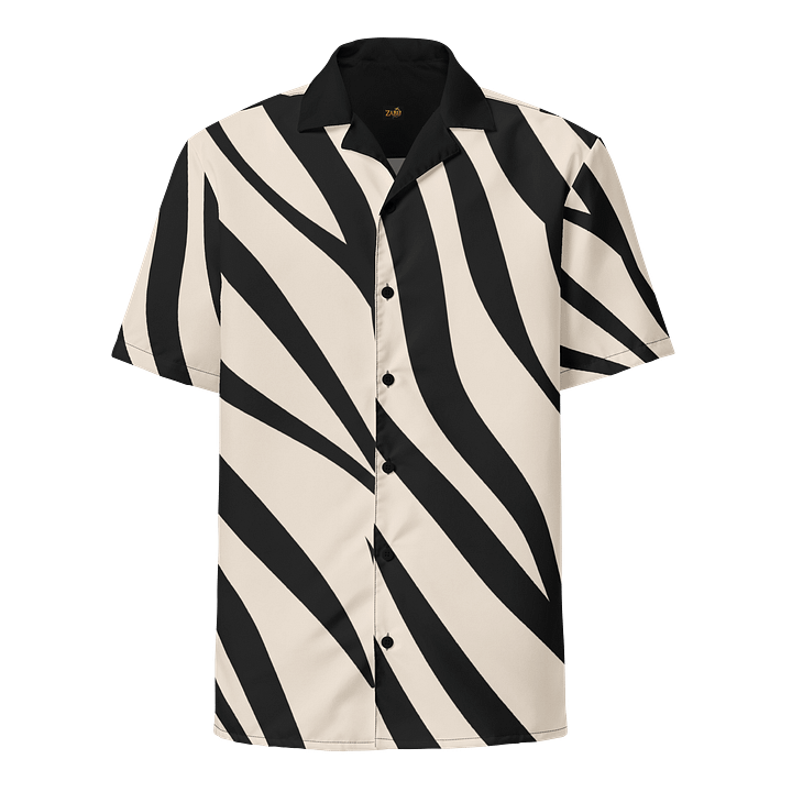 Zabu Tropical Breeze Zebra Hawaiian Shirt product image (1)