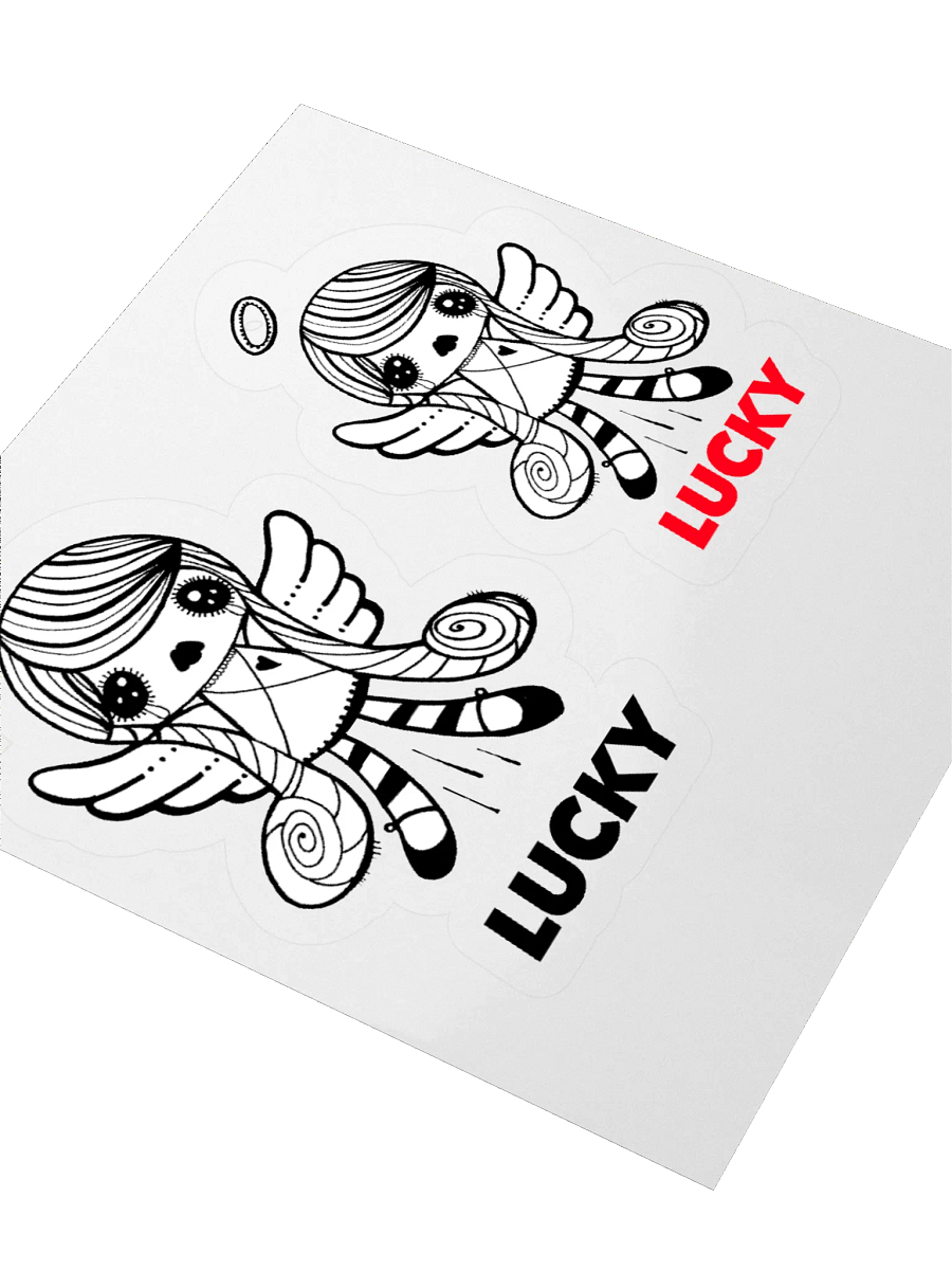 ANGEL LUCKY STICKER product image (6)