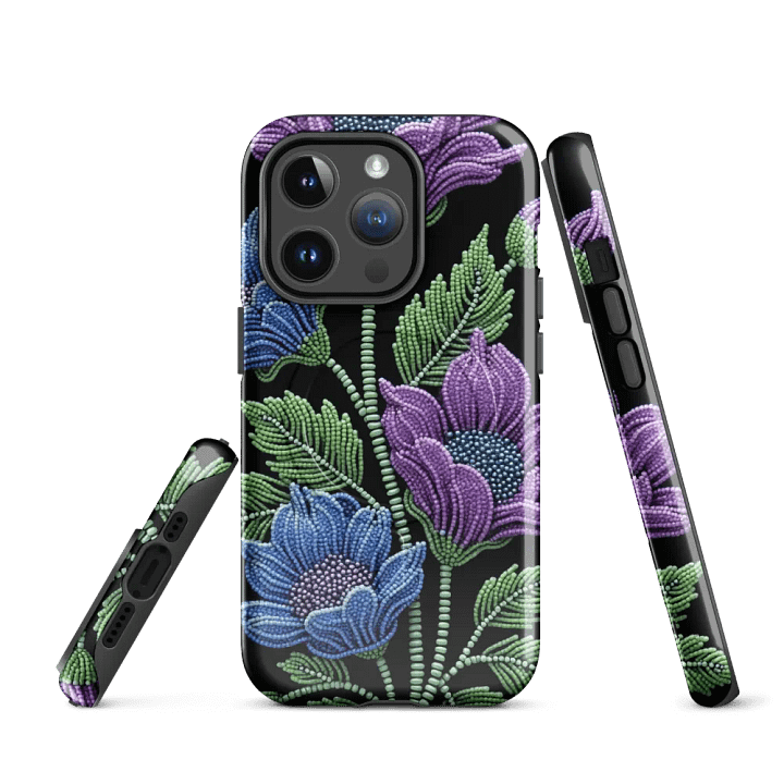 Floral Beadwork iPhone® Tough Case product image (2)